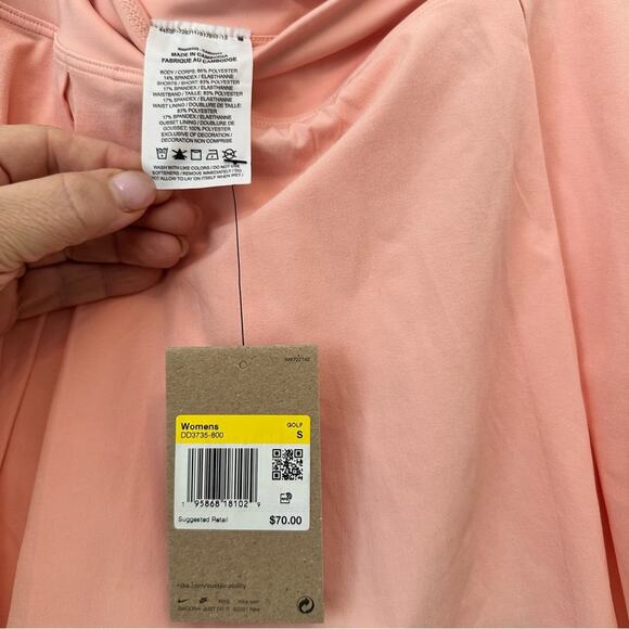 Nike Women's Soft Pink Skort Size Small NWT - Picture 4 of 4